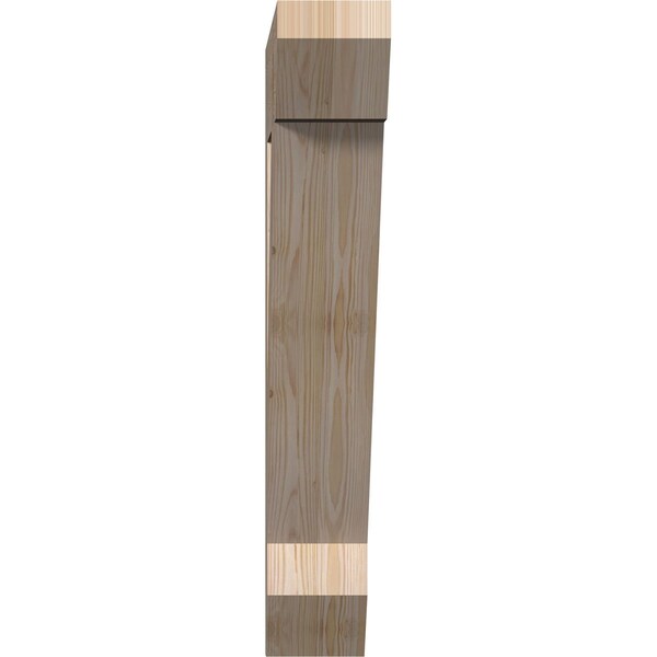 Traditional Slat Smooth Bracket, Douglas Fir, 5 1/2W X 30D X 34H